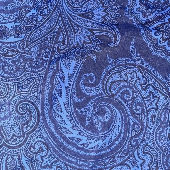 Alex Cannon Paisley Lined Swim Trunks - size Large.  E - Picture 2 of 6